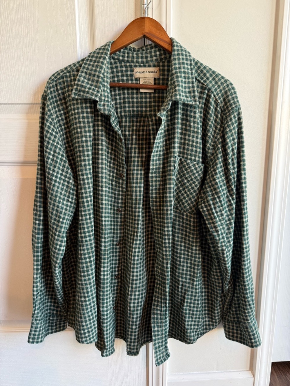 Scandia Woods Green Plaid Button-Down Shirt
